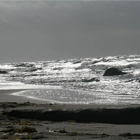 Bungalow Ruhe Und Sturm Direkt Am Strand Mit Kamin Nur Fuer Erwachsene Nonnevitz Extérieur photo